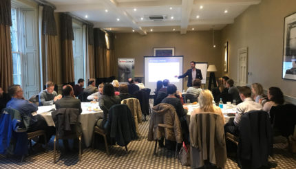 A buzzing room full of businesses at Harrogate's ProfitCLUB