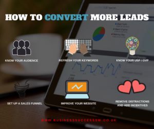 How to convert more leads and get more customers and make more sales