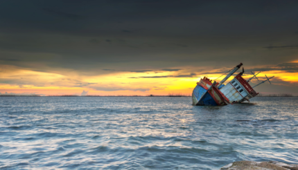 Sinking ship