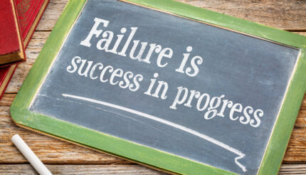 Using failure to become a success