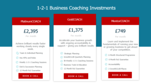 how much does business coaching cost?
